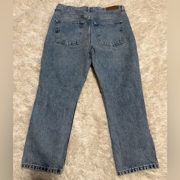 TOPSHOP Women’s Size 32 Light Wash Denim Blue Jeans EUC** - Picture 8 of 11